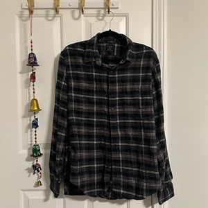 J. Crew- Flannel Button Up Shirt Slim Fit